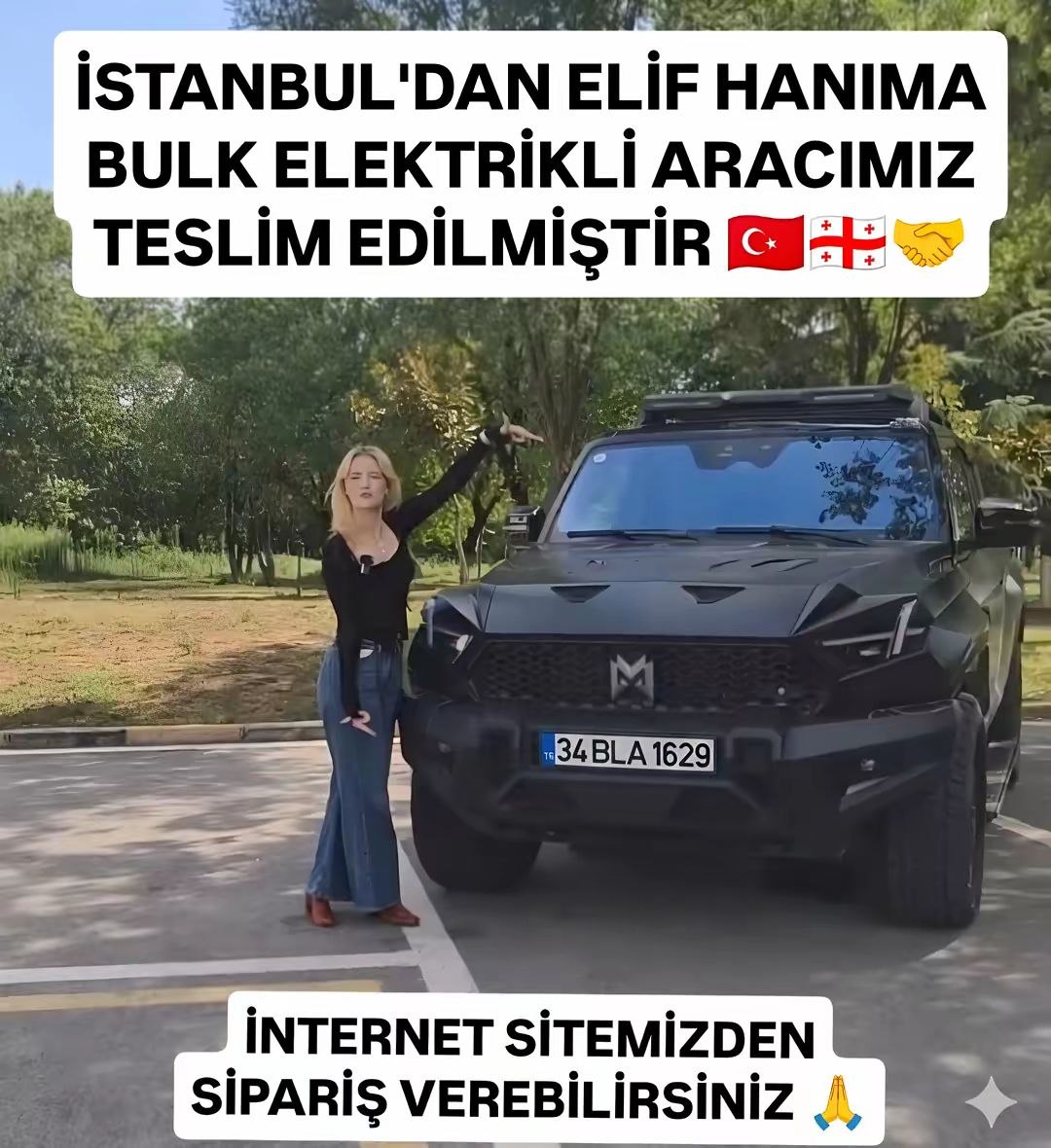 SAKLYORS BULK ELEKTİRİKLİ ARAÇ TESLİMATI