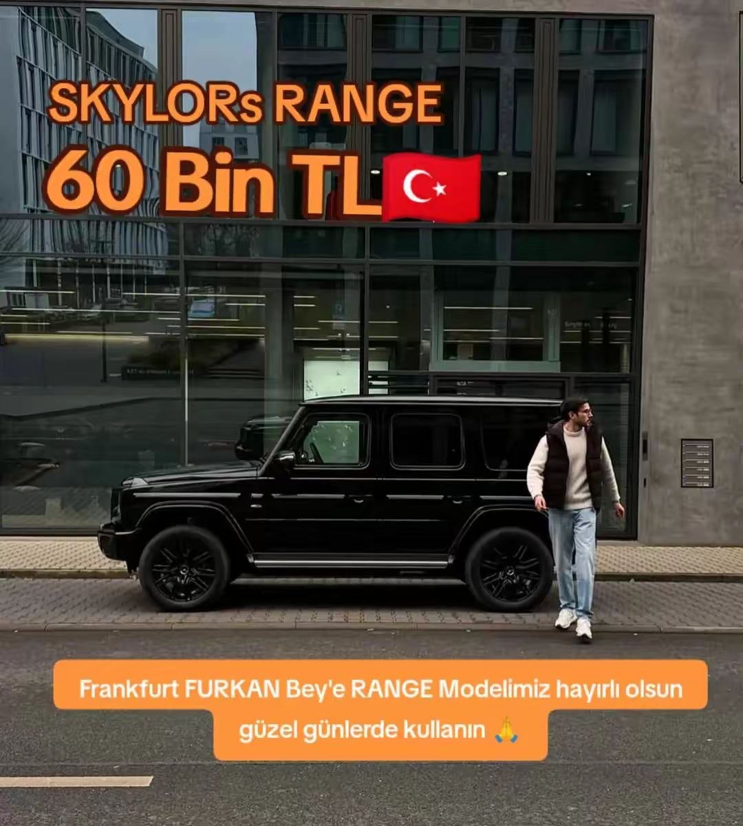 SAKLYORS RANGE ELEKTİRİKLİ ARAÇ TESLİMATI(ALMANYA)